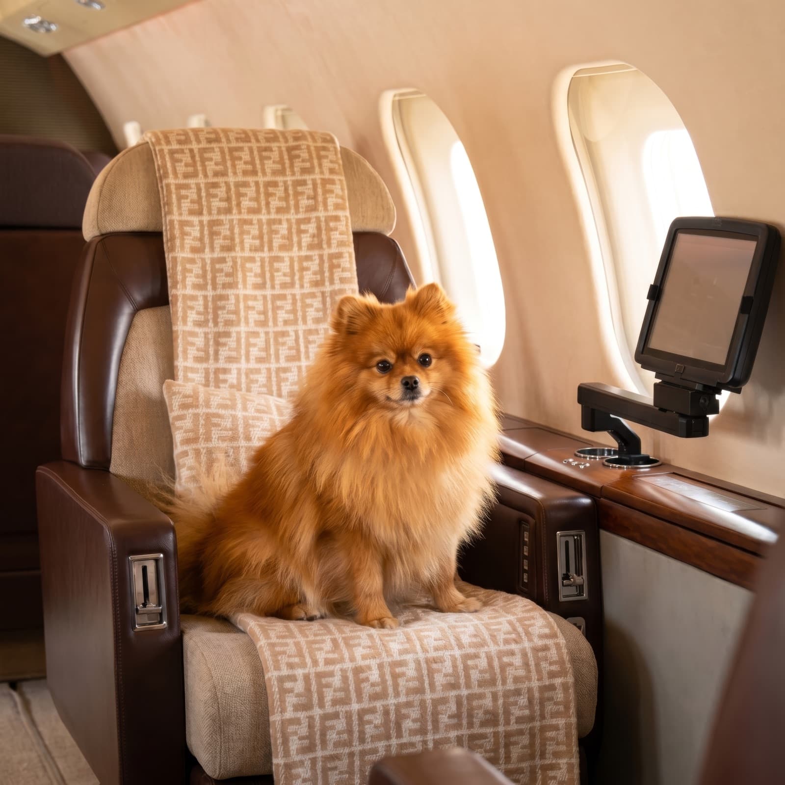 Pet travelling on board an Alex Jet flight